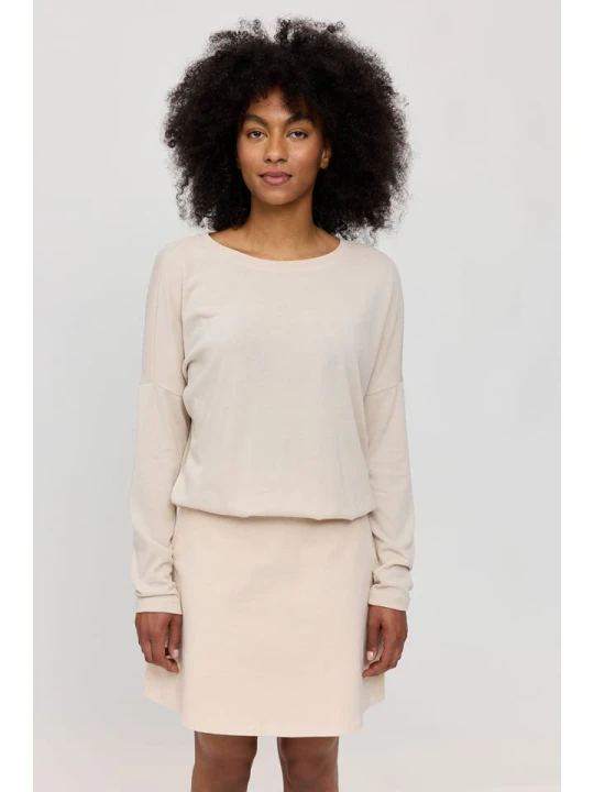 Zdjęcie produktu MAZINE Koszulka "Jersey Knit" w kolorze beżowym rozmiar: XL