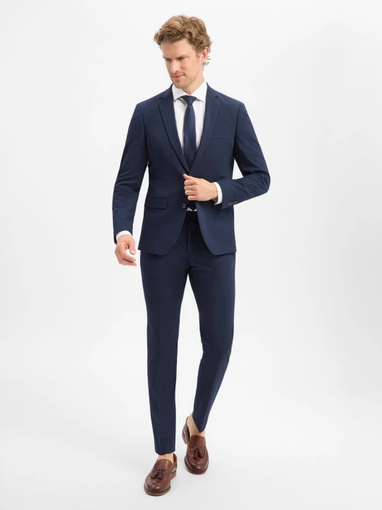 Zdjęcie produktu Mc Earl Garnitur Mężczyźni Slim Fit niebieski