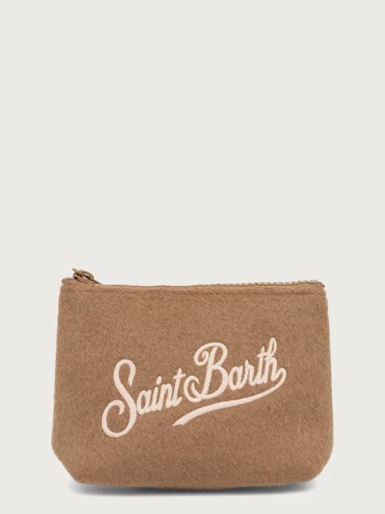 Zdjęcie produktu MC2 Saint Barth kosmetyczka damska z wełną beżowy