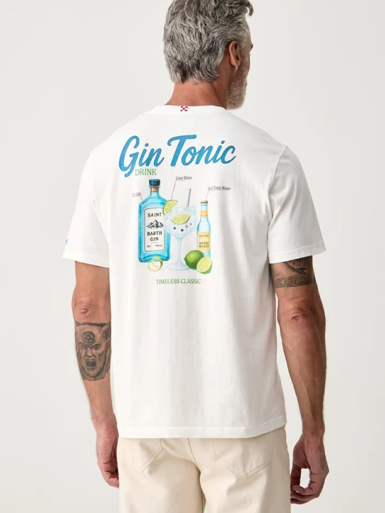 Zdjęcie produktu MC2 Saint Barth T-shirt damski bawełniany biały