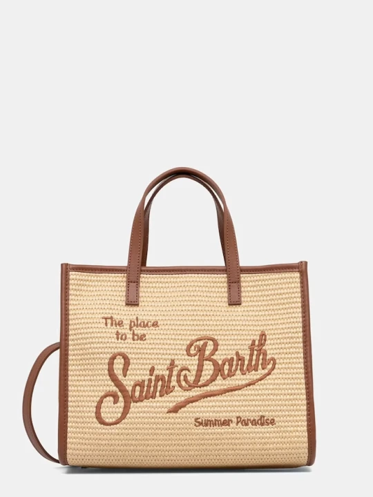 Zdjęcie produktu MC2 Saint Barth torba plażowa damska pleciona beżowy