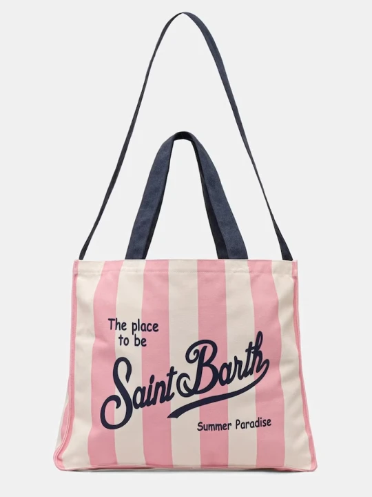 Zdjęcie produktu MC2 Saint Barth torebka shopper damska różowy