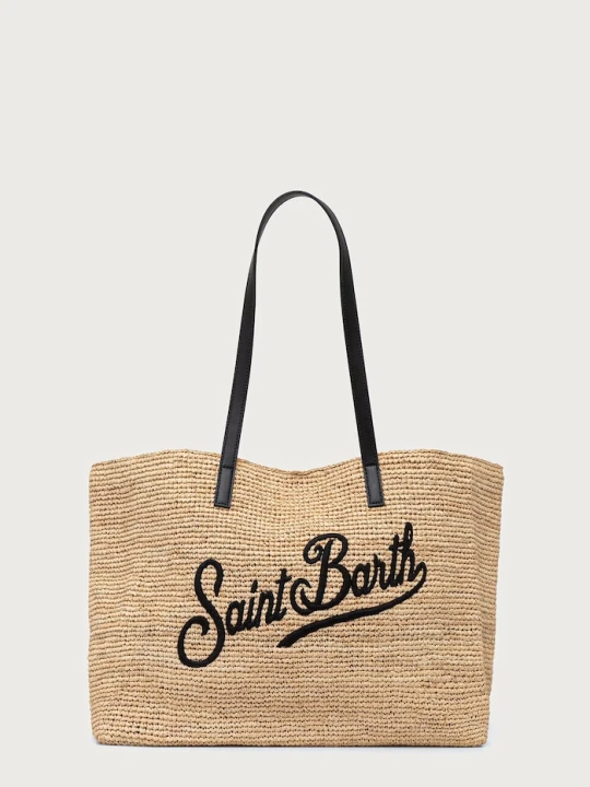 Zdjęcie produktu MC2 Saint Barth torebka tote damska pleciona beżowy