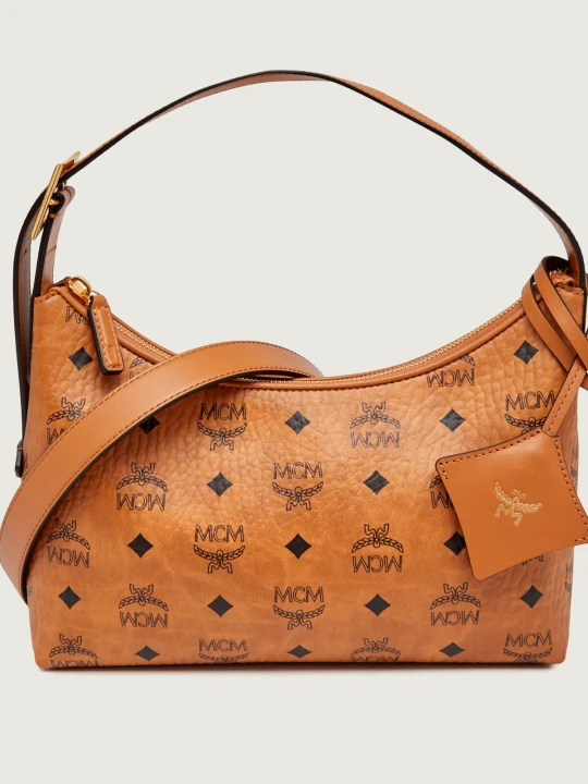 Zdjęcie produktu MCM Hobo Aren VI | z dodatkiem skóry koniakowy