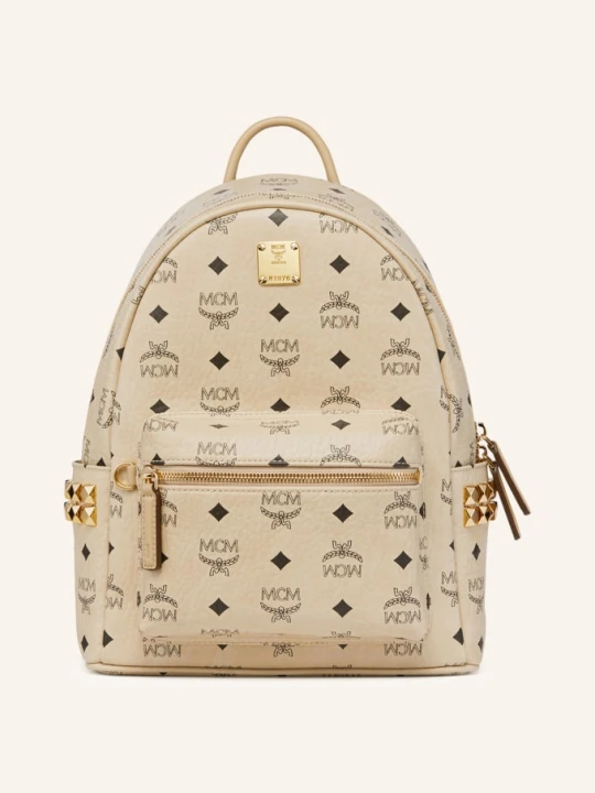Zdjęcie produktu Mcm Plecak Stark Small Z Nitami beige
