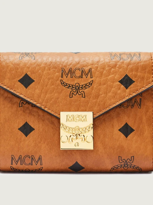 Zdjęcie produktu MCM Portfel TRACY koniakowy