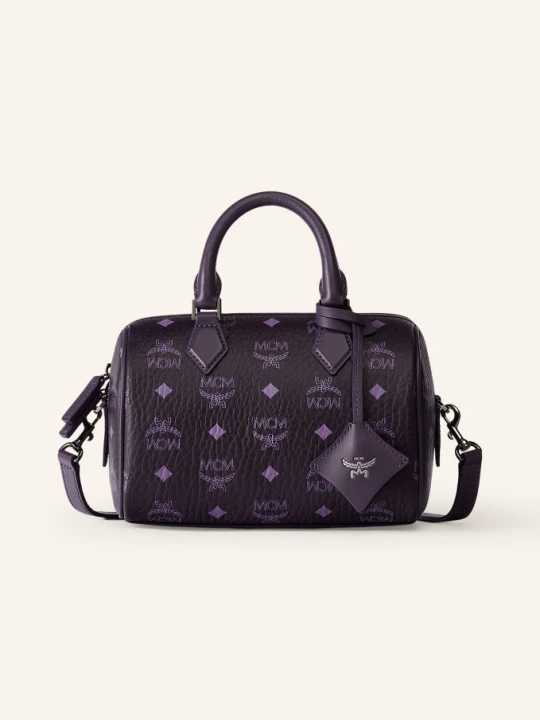 Zdjęcie produktu Mcm Torebka Ella Boston Visetos lila purpurowy