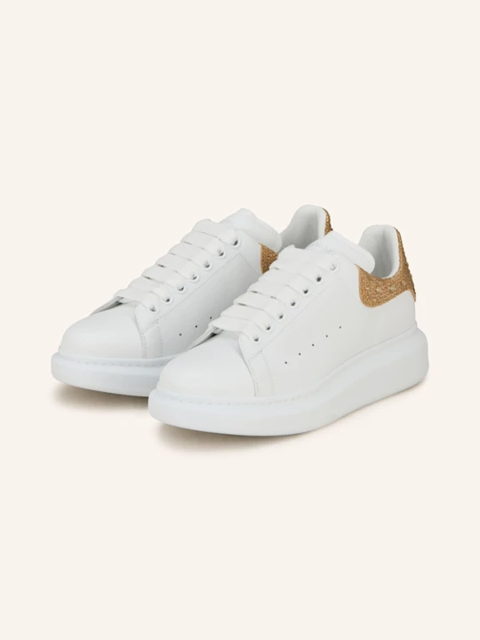 Zdjęcie produktu Mcqueen Sneakersy Z Ozdobnymi Kamykami weiss biały