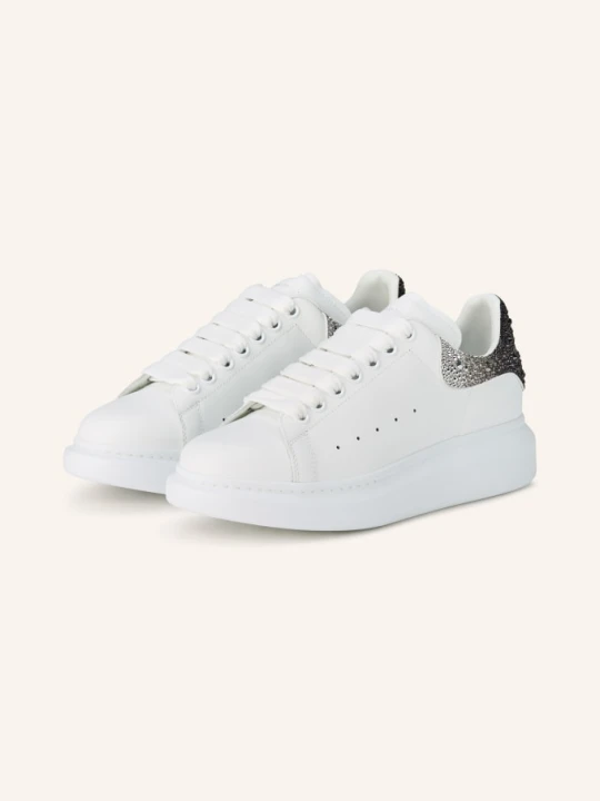 Zdjęcie produktu Mcqueen Sneakersy Z Ozdobnymi Kamykami weiss biały