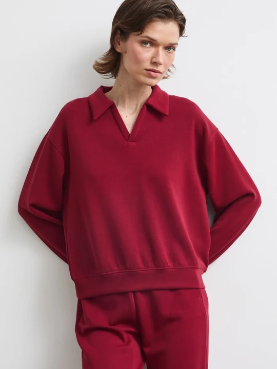 Zdjęcie produktu Medicine bluza damska z modalem bordowy