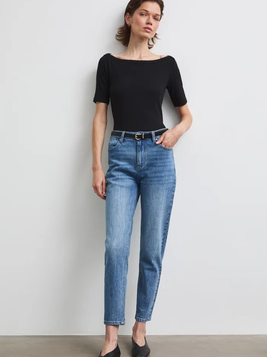 Zdjęcie produktu Medicine jeansy mom fit damskie niebieski
