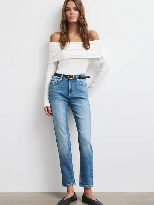 Zdjęcie produktu Medicine jeansy slim fit damskie niebieski