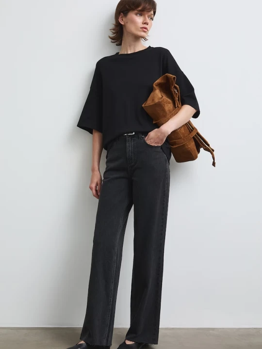 Zdjęcie produktu Medicine jeansy wide leg damskie czarny