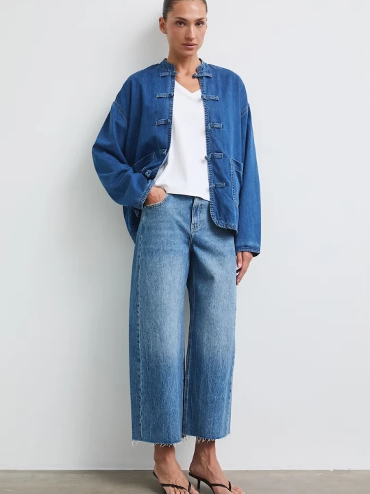 Zdjęcie produktu Medicine jeansy wide leg damskie niebieski