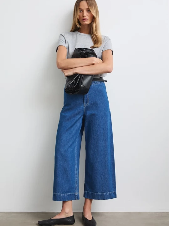 Zdjęcie produktu Medicine jeansy wide leg damskie niebieski