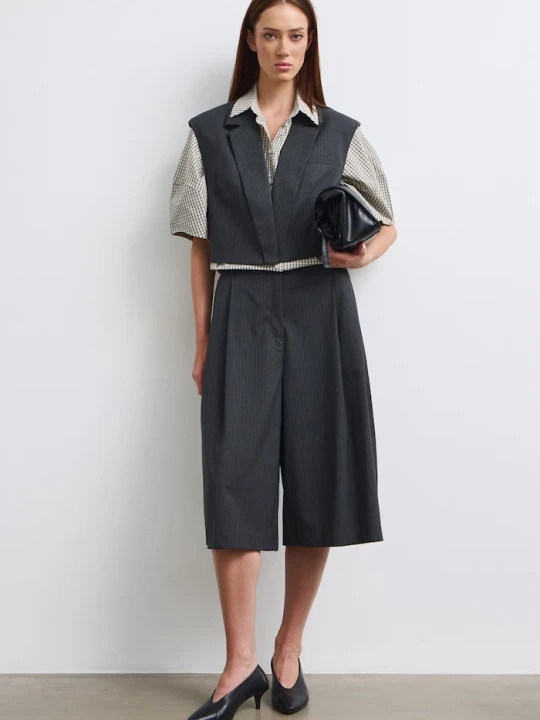 Zdjęcie produktu Medicine spodnie culottes damskie szary
