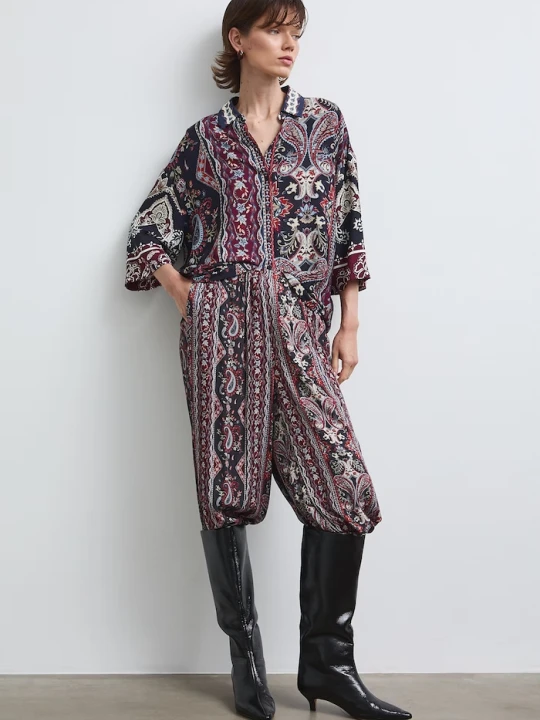 Zdjęcie produktu Medicine spodnie slouchy damskie z wiskozy