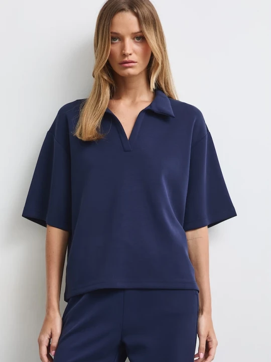Zdjęcie produktu Medicine T-shirt damski z modalem granatowy