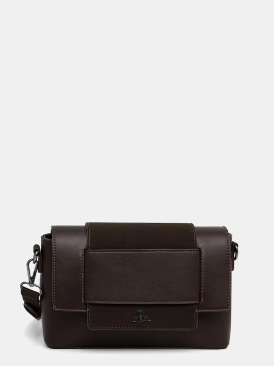 Zdjęcie produktu Medicine torebka crossbody damska z imitacji skóry brązowy