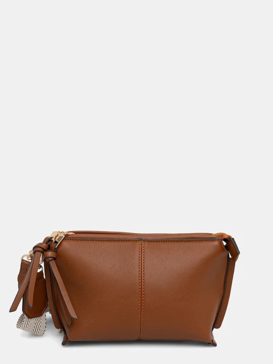 Zdjęcie produktu Medicine torebka crossbody damska z imitacji skóry brązowy