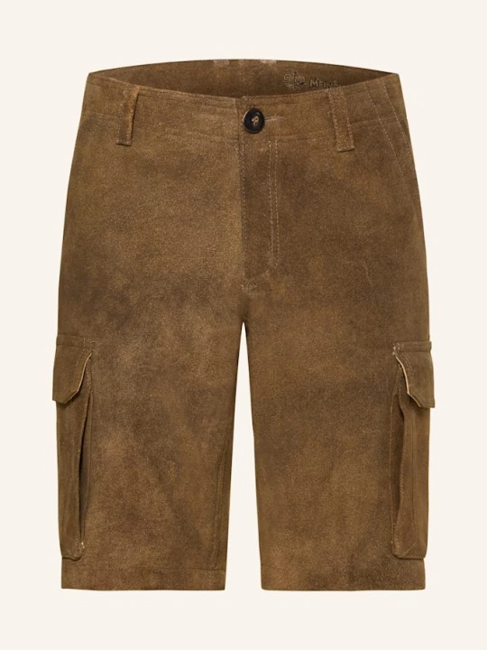 Zdjęcie produktu Meindl Spodnie Skórzane Island Short beige CIEMNOBRĄZOWY