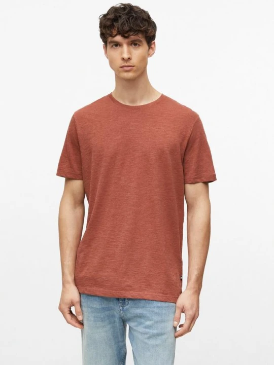 Zdjęcie produktu Melanżowy T-shirt z miękkiej mieszanki bawełny s.Oliver brązowy