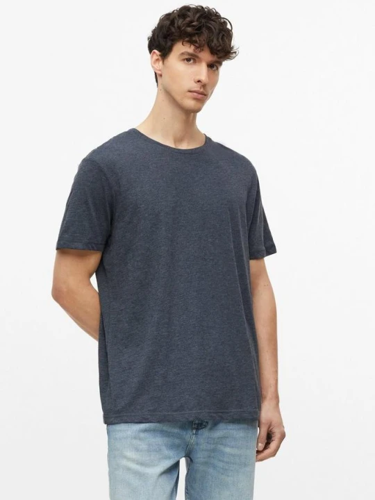 Zdjęcie produktu Melanżowy T-shirt z miękkiej mieszanki bawełny s.Oliver niebieski