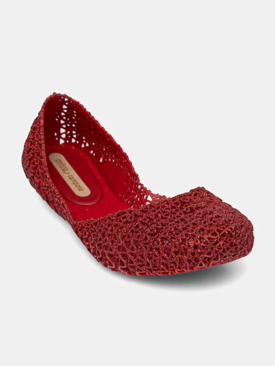 Zdjęcie produktu Melissa - Baleriny Campana Papel VII czerwony