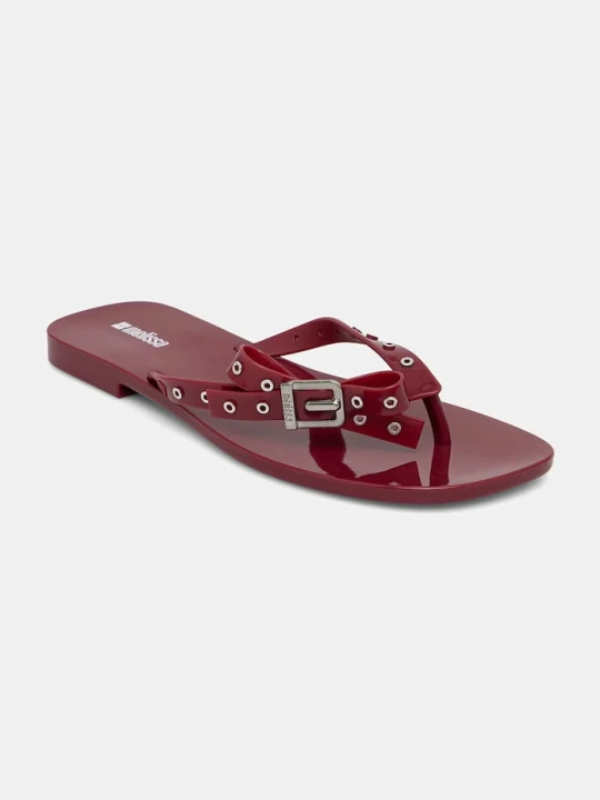 Zdjęcie produktu Melissa japonki damskie HARMONIC SQUARED AD bordowy