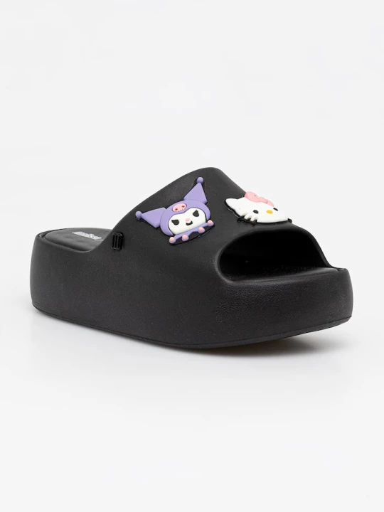 Zdjęcie produktu Melissa klapki MELISSA FREE PLATFORM SLIDE + HELLO czarny