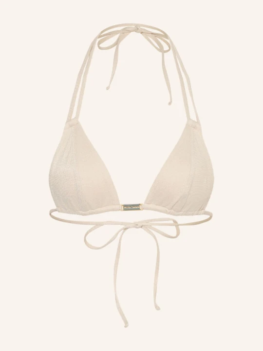 Zdjęcie produktu Melissa Odabash Góra Od Bikini Trójkątnego Girona Z Brokatową Przędzą weiss KREMOWY