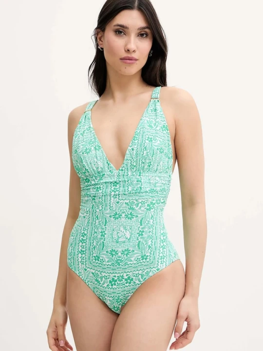 Zdjęcie produktu Melissa Odabash jednoczęściowy strój kąpielowy Panarea zielony
