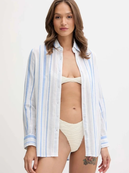 Zdjęcie produktu Melissa Odabash koszula bawełniana niebieski