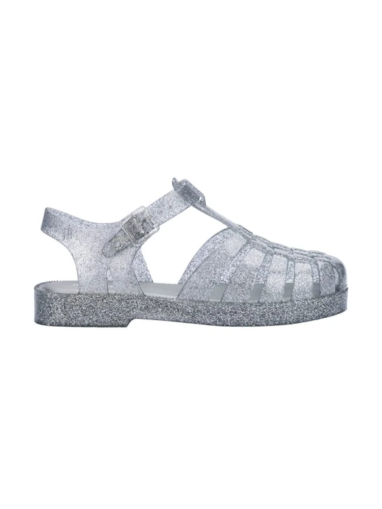 Zdjęcie produktu Melissa Półsandały w kolorze srebrnym rozmiar: 24