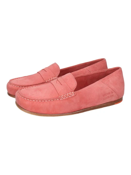 Zdjęcie produktu MELVIN & HAMILTON Skórzane slippersy "Thea" w kolorze jasnobrązowym rozmiar: 36