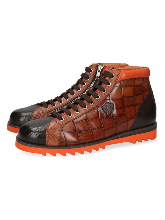 Zdjęcie produktu MELVIN & HAMILTON Skórzane sneakersy "Hadrian 11" w kolorze jasnobrązowym rozmiar: 42