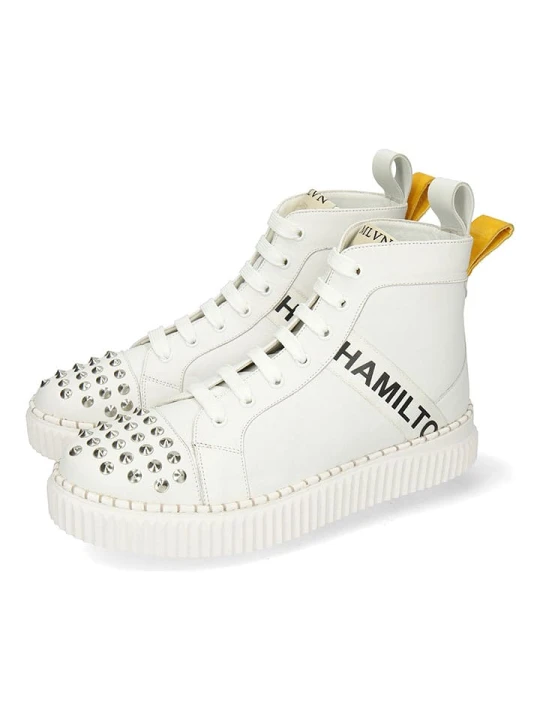 Zdjęcie produktu MELVIN & HAMILTON Skórzane sneakersy "Nuri" w kolorze białym rozmiar: 38