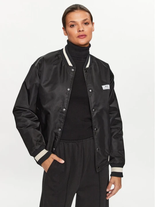 Zdjęcie produktu Mercer Amsterdam Kurtka bomber Unisex Re-Varsity MEAP231010 Czarny Regular Fit