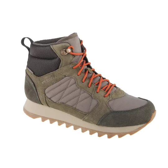 Zdjęcie produktu Merrell Alpine Sneaker Mid PLR WP 2 J004291, Męskie, Zielone, buty trekkingowe, tkanina, rozmiar: 43