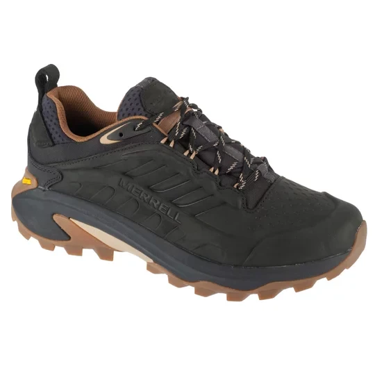Zdjęcie produktu Merrell Moab Speed 2 Ltr Wp J037783, Męskie, Czarne, buty trekkingowe, skóra zamszowa, rozmiar: 42