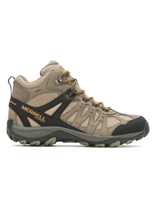 Zdjęcie produktu Merrell Skórzane botki turystyczne "Accentor 3" w kolorze jasnobrązowym rozmiar: 44