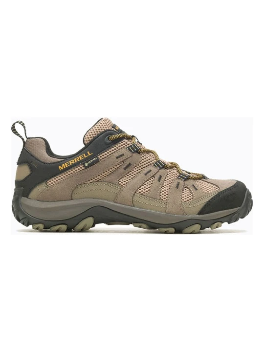 Zdjęcie produktu Merrell Skórzane botki turystyczne "Alverstone 2 GTX" w kolorze jasnobrązowym rozmiar: 43