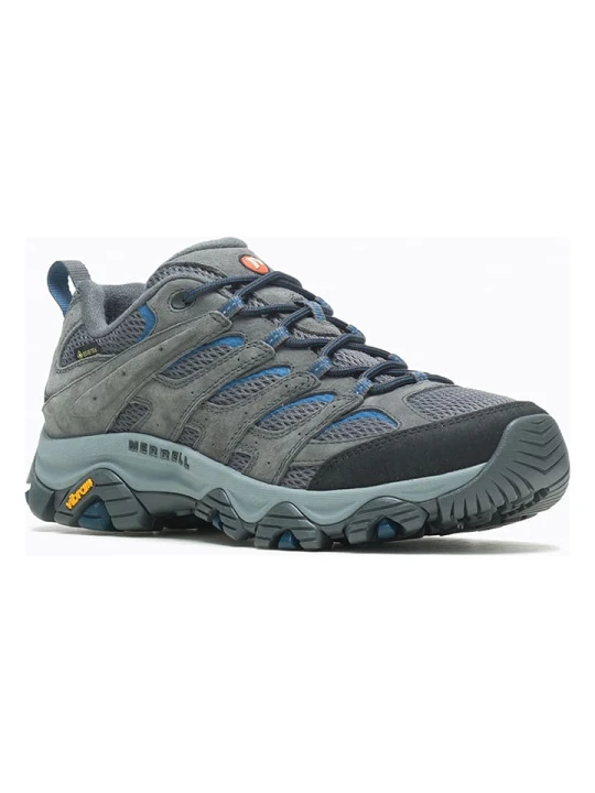 Zdjęcie produktu Merrell Skórzane buty trekkingowe "Moab 3" w kolorze szaro-niebieskim rozmiar: 42