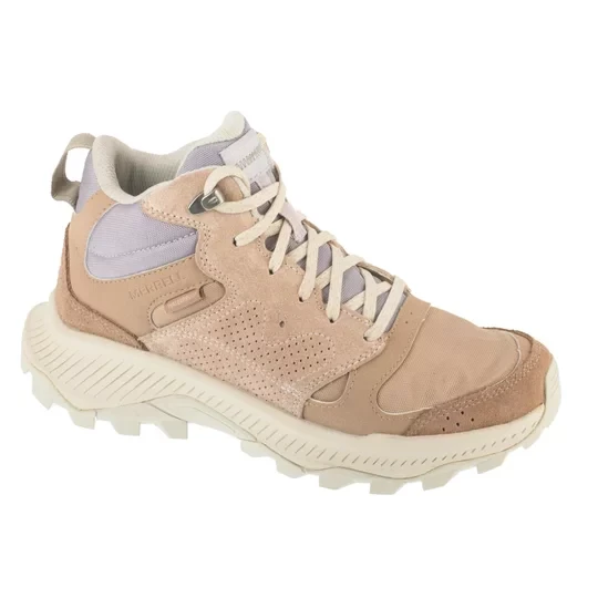 Zdjęcie produktu Merrell Tempo Sol Mid WP J038944, Damskie, Beżowe, buty trekkingowe, skóra zamszowa, rozmiar: 37