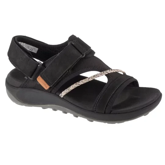 Zdjęcie produktu Merrell Terran 4 Backstrap W Sandal J006412, Damskie, Czarne, sandały, skóra licowa, rozmiar: 37