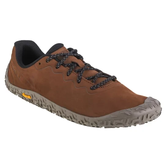 Zdjęcie produktu Merrell Vapor Glove 6 LTR J067863, Męskie, Brązowe, buty do biegania, skóra naturalna, rozmiar: 43
