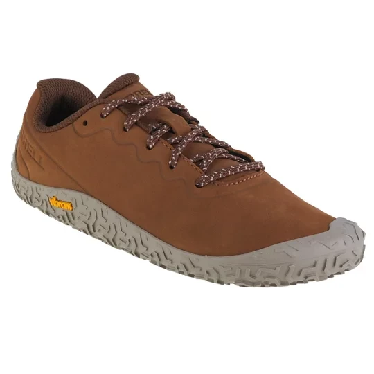 Zdjęcie produktu Merrell Vapor Glove 6 LTR J067890, Damskie, Brązowe, buty do biegania, skóra naturalna, rozmiar: 36