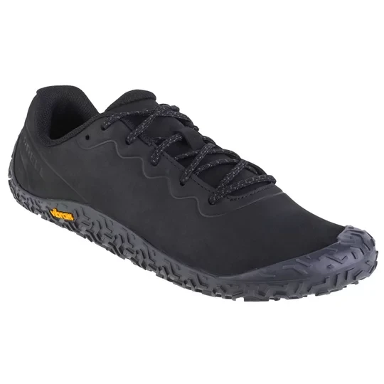 Zdjęcie produktu Merrell Vapor Glove 6 LTR J067939, Męskie, Czarne, buty do biegania, skóra naturalna, rozmiar: 41