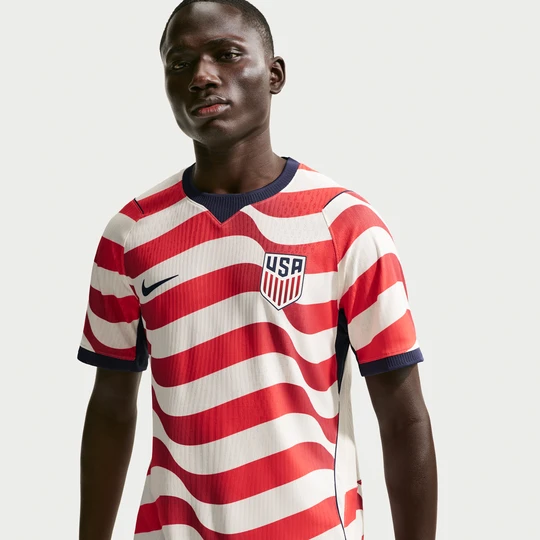 Zdjęcie produktu Męska autentyczna koszulka piłkarska Nike Aero-FIT USMNT Match 2026 (wersja domowa) - Biel