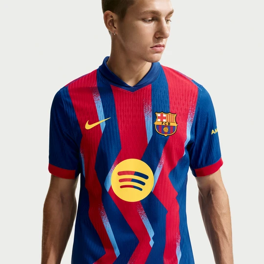 Zdjęcie produktu Męska autentyczna koszulka piłkarska Nike Dri-FIT ADV FC Barcelona Match 2025/26 (wersja czwarta) - Niebieski